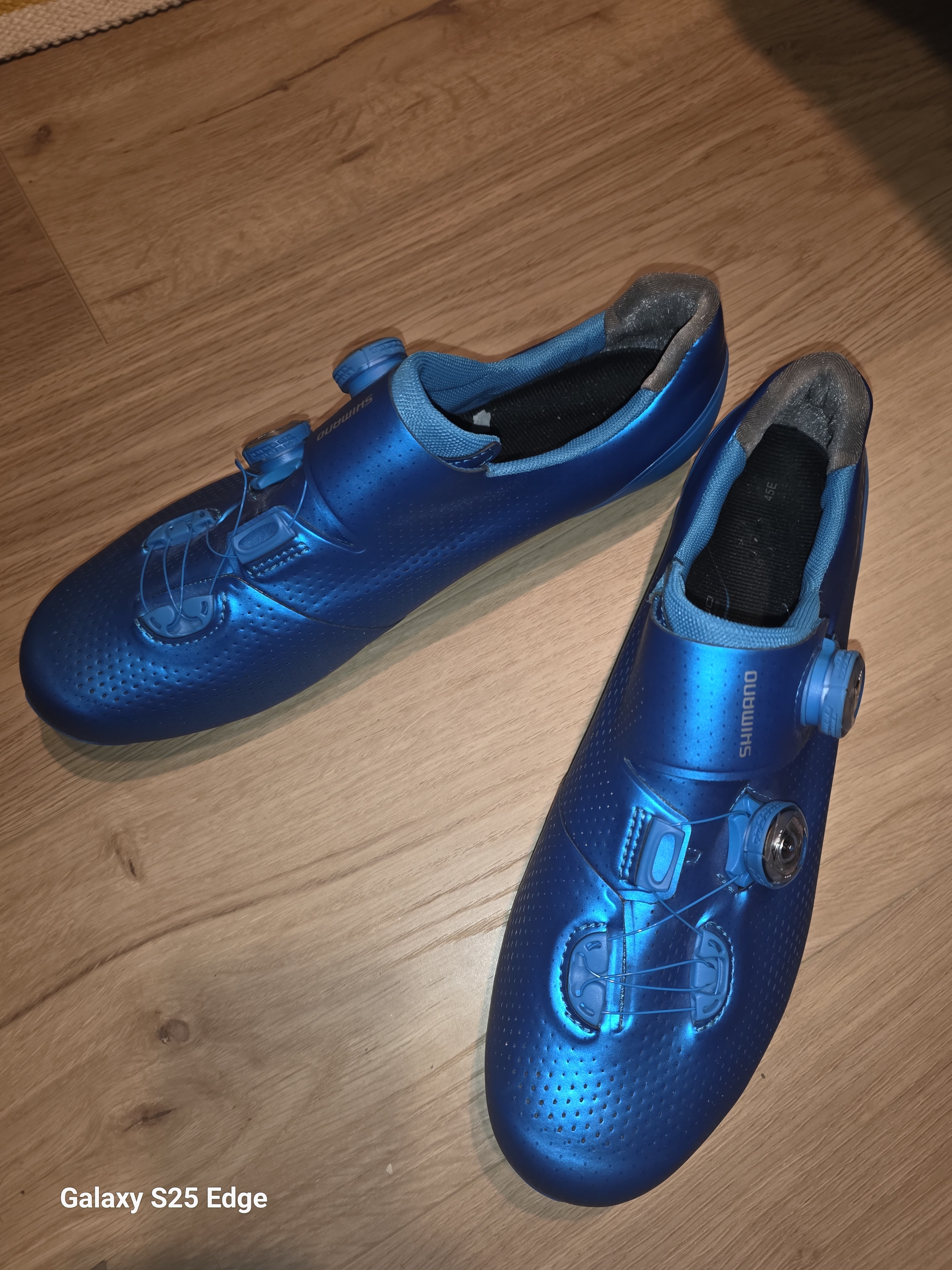 New Shimano Shimano S-Phyre Sh-Rc901 Blue Men’s Road Cycling Shoes New